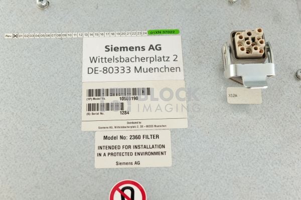 10569190 Fliter Box for Siemens Closed MRI