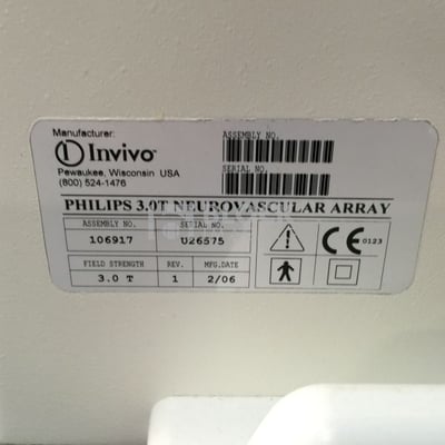 106917 4 Channel Neurovascular Coil for Philips Closed MRI