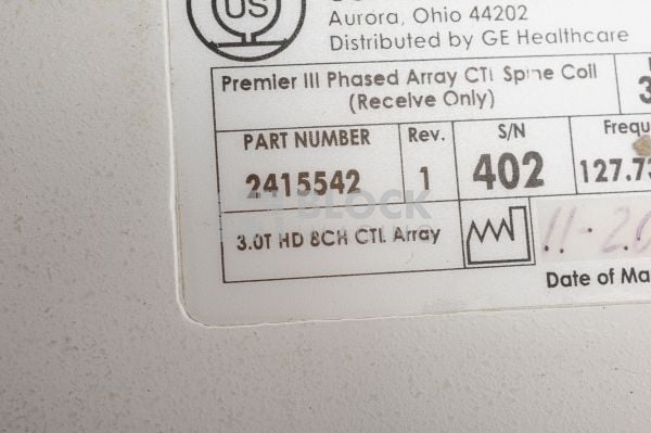 2415542 8 Channel CTL Coil for GE Closed MRI