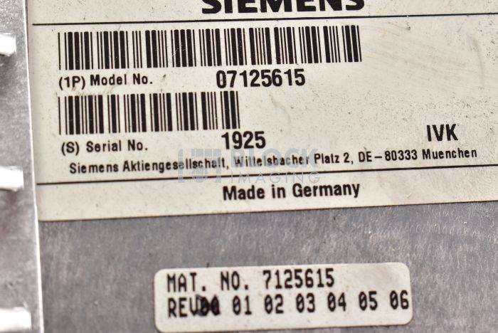 7125615 HIGH VOLTAGE TRANSFORMER for Siemens CT | Block Imaging