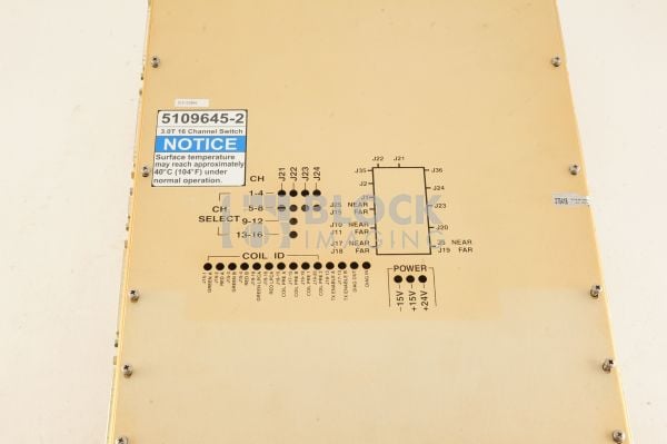 5109645-2 3T 16 Channel Switch Assembly for GE Closed MRI