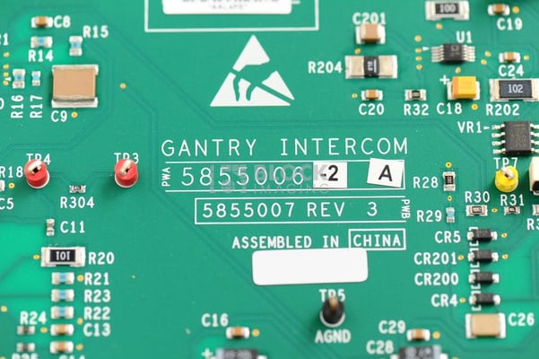 5855006-2 Gantry Intercom Board for GE CT