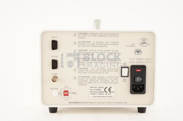 7100-3N AccuSync 72 ECG Trigger Monitor for Siemens PET