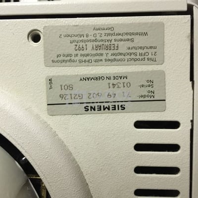 7149602 Collimator for Siemens RF Room